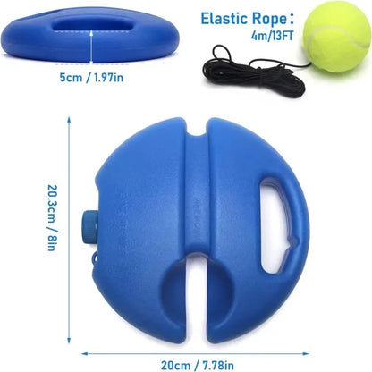 Elevate Your Game with the Heavy Duty Tennis Training Aids Base - Elastic Rope Ball for Self-Practice and Skill Enhancement