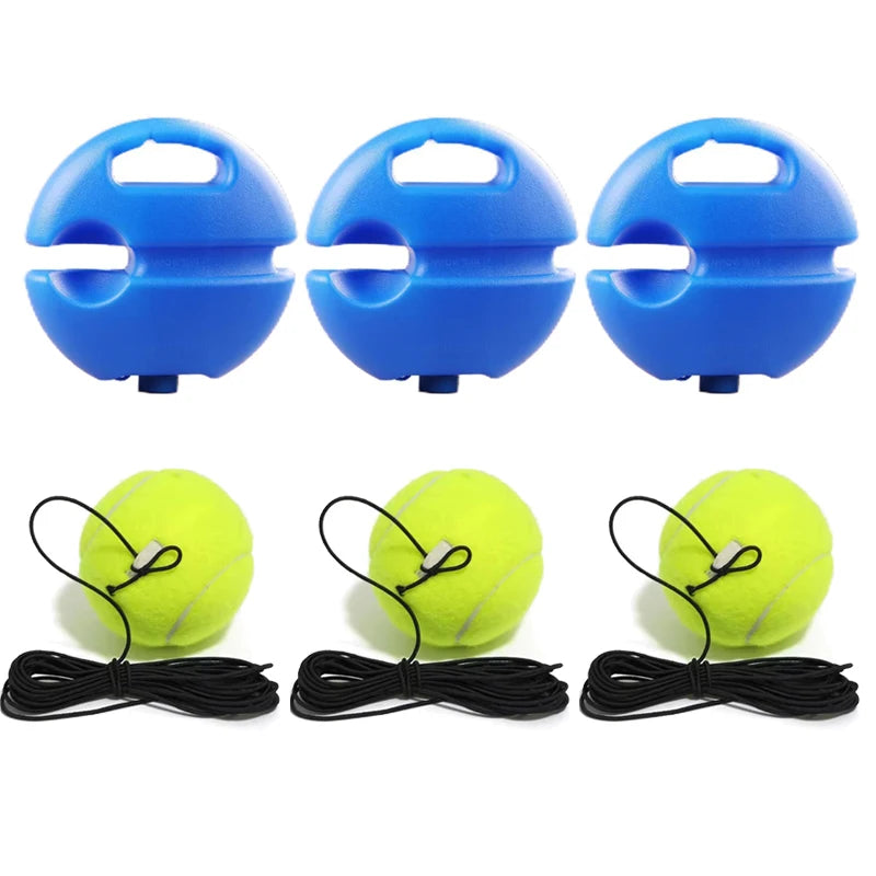 Elevate Your Game with the Heavy Duty Tennis Training Aids Base - Elastic Rope Ball for Self-Practice and Skill Enhancement