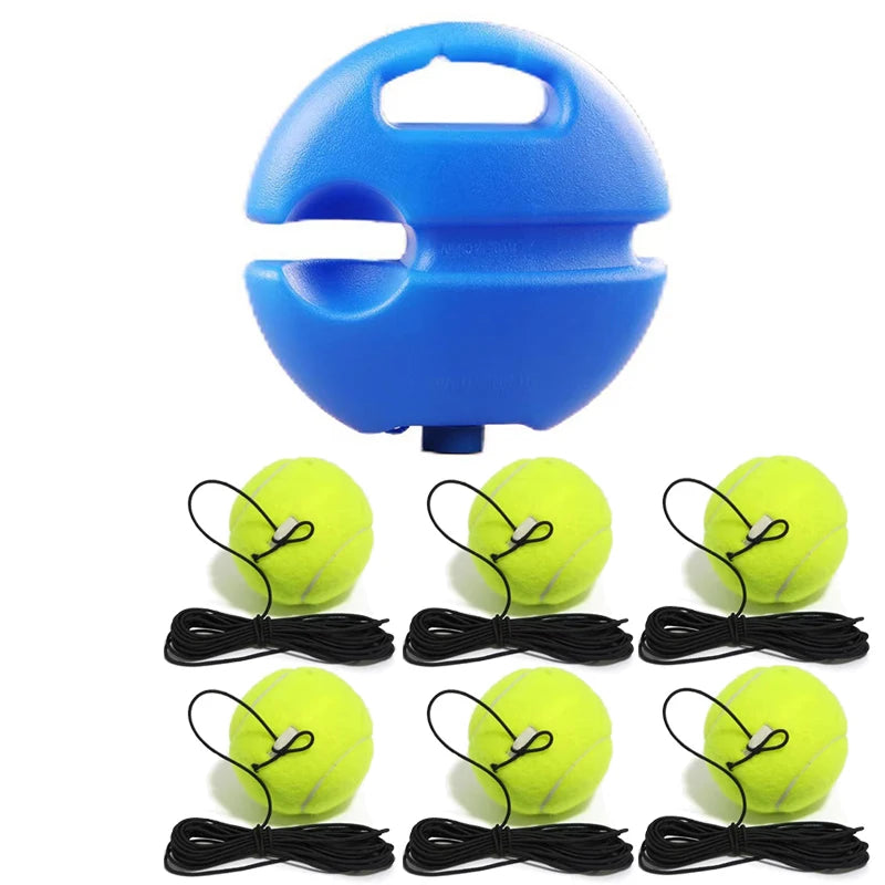 Elevate Your Game with the Heavy Duty Tennis Training Aids Base - Elastic Rope Ball for Self-Practice and Skill Enhancement