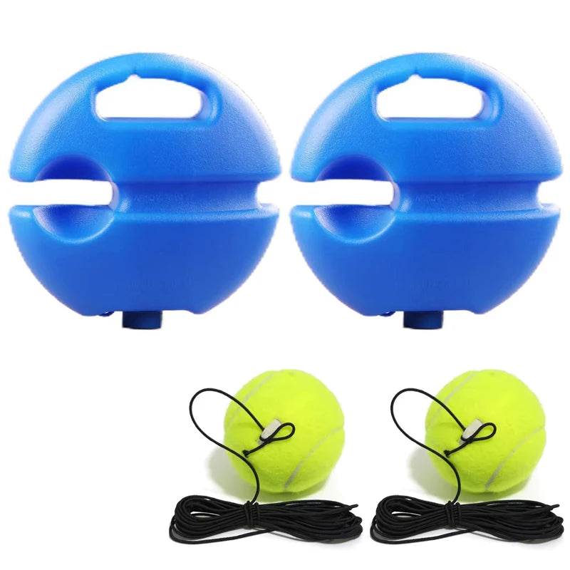Elevate Your Game with the Heavy Duty Tennis Training Aids Base - Elastic Rope Ball for Self-Practice and Skill Enhancement
