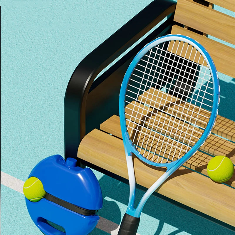 Elevate Your Game with the Heavy Duty Tennis Training Aids Base - Elastic Rope Ball for Self-Practice and Skill Enhancement